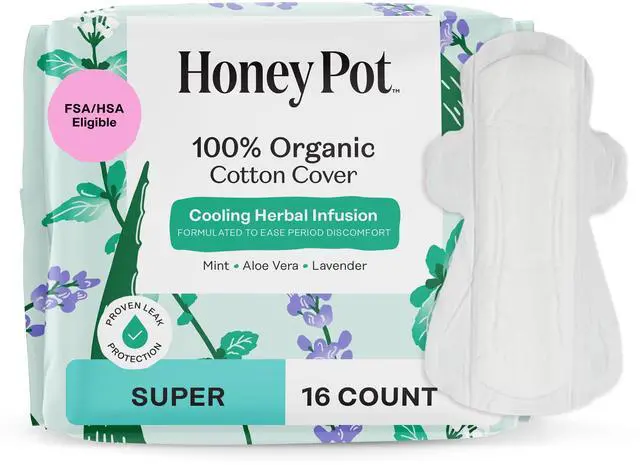 Main image of - Cooling Herbal - Super - Pads for Women