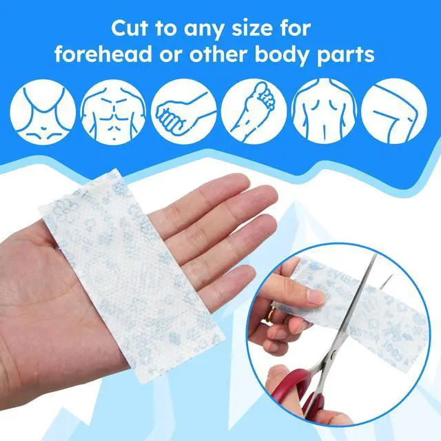 Alt view image 4 of 7 - Fever Patch for Kids, 22 Sheets, Cooling Patches for Hot Weather