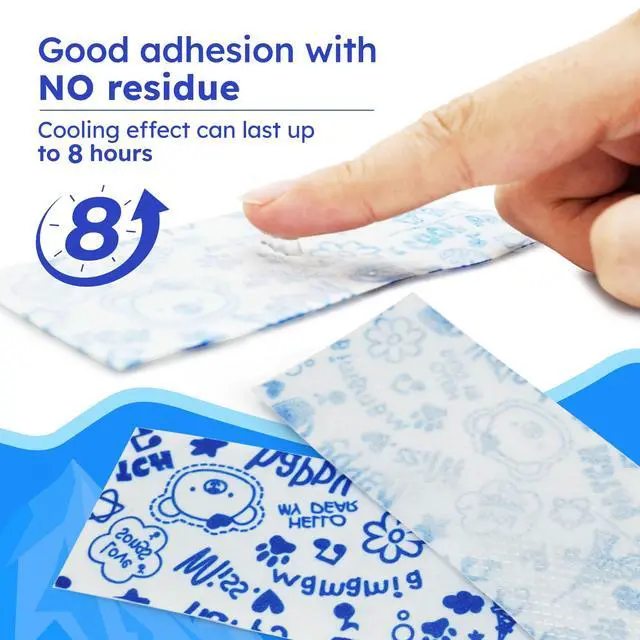 Alt view image 3 of 7 - Fever Patch for Kids, 22 Sheets, Cooling Patches for Hot Weather