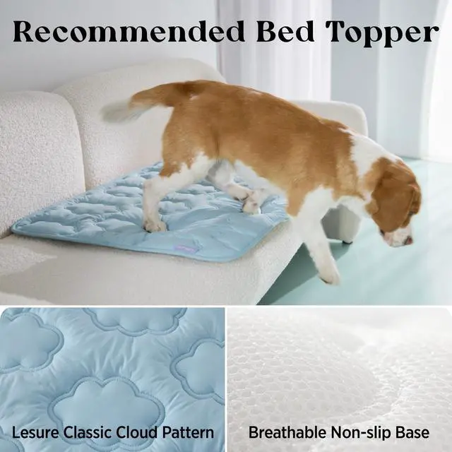 Alt view image 5 of 7 - ApexCloud QMAX>0.5 Breathable XL Dog Cooling Mat,44x30