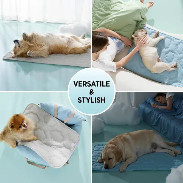 Alt view image 7 of 7 - ApexCloud QMAX>0.5 Breathable XL Dog Cooling Mat,44x30