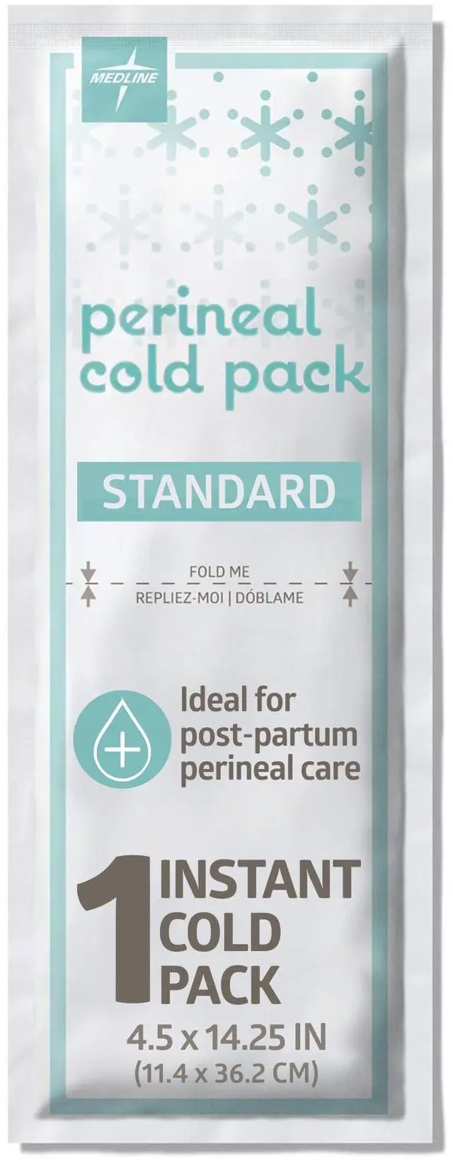 Main image of Perineal Cold Packs for Postpartum Care (24 Count) Each Absorbent Pad is 4.5" x 14.25" Perfect for your After Delivery Postpartum Essentials Kit
