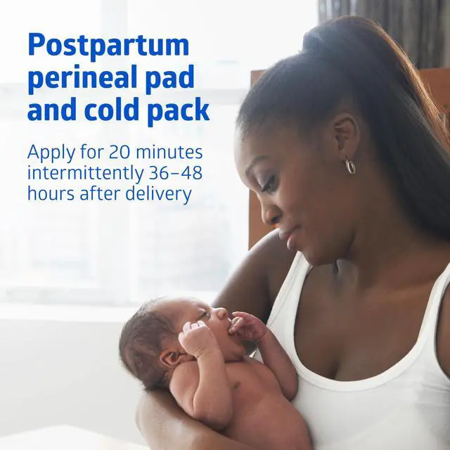 Alt view image 5 of 6 - Perineal Cold Packs for Postpartum Care (24 Count) Each Absorbent Pad is 4.5" x 14.25" Perfect for your After Delivery Postpartum Essentials Kit