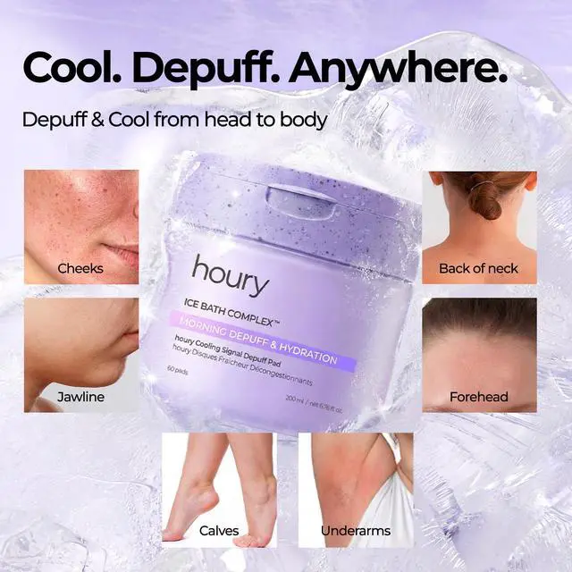 Alt view image 7 of 7 - Cooling Signal Depuff Toner Pad - Color Changing Face Pads for Morning Puffiness & Redness Relief with 10 Types of Hyaluronic Acid, Caffeine & Panthenol, Korean Skincare 60 Pads (1 Pack)