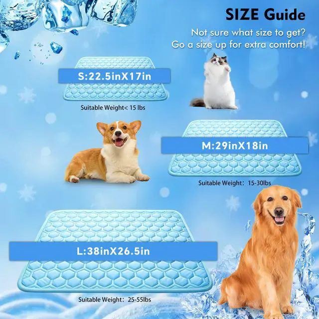 Alt view image 4 of 6 - Arc-Chill Dog Cooling Mat, Non-Slip Washable Portable Cool Pad