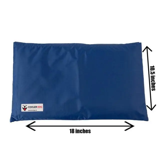 Alt view image 2 of 7 - Hydro Cooling Mini Mat for Dogs Dog Cooling Mat & Cooling Pad for Hot Weather Triple Layer Ice & Water Cooling System (18" x 10.5")
