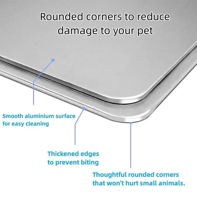 Alt view image 5 of 7 - Rabbit Cooling Pad, Hamster Cool Plate Ice Bed, Pet Cool Mat, 12x8IN