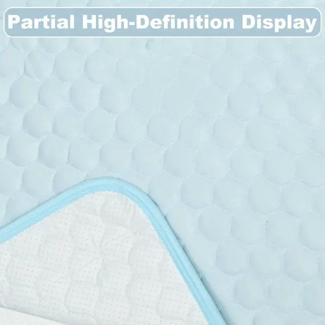 Alt view image 4 of 7 - Dog Cooling Mat: Anti-Slip & Washable Cooling Pad for Medium Dogs, Indoor & Outdoor Pet Cooling Blanket for Sofa, Kennel, Crate and Floor
