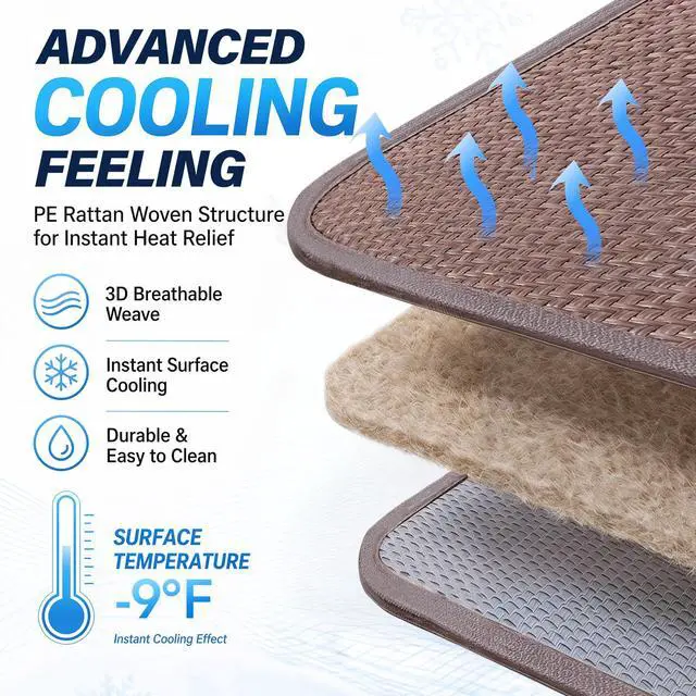 Alt view image 2 of 7 - Cooling Pad for Small Dogs & Cats, Cool-to-Touch, 16"x26", S