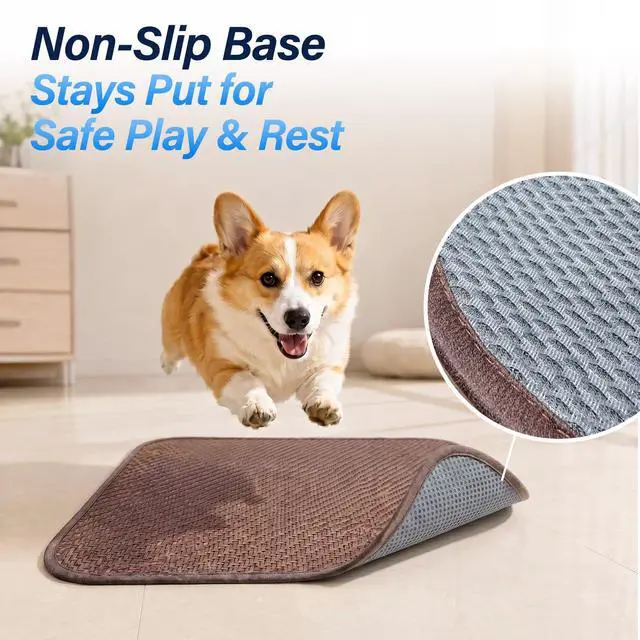 Alt view image 4 of 7 - Cooling Pad for Small Dogs & Cats, Cool-to-Touch, 16"x26", S
