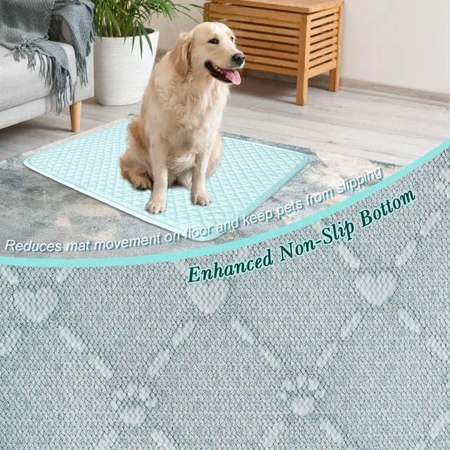 Alt view image 2 of 7 - Self-Cooling Dog Mat Breathable Pet Cooling Pad