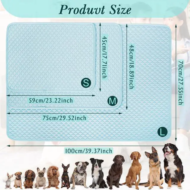 Alt view image 4 of 7 - Self-Cooling Dog Mat Breathable Pet Cooling Pad