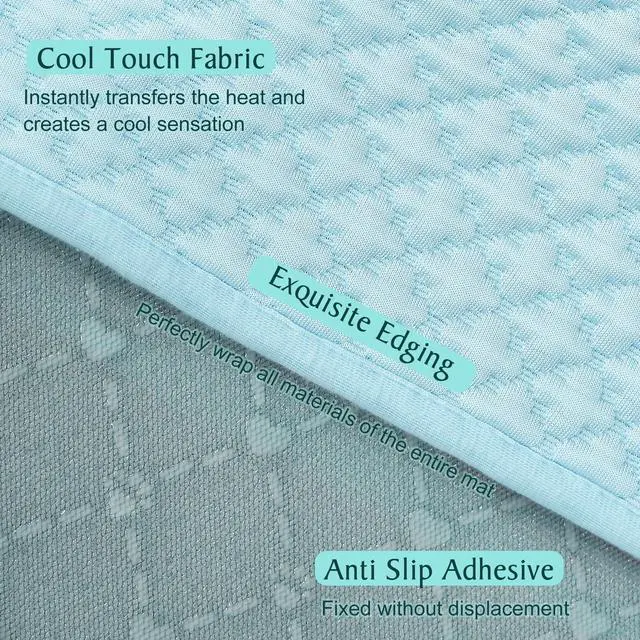 Alt view image 5 of 7 - Self-Cooling Dog Mat Breathable Pet Cooling Pad