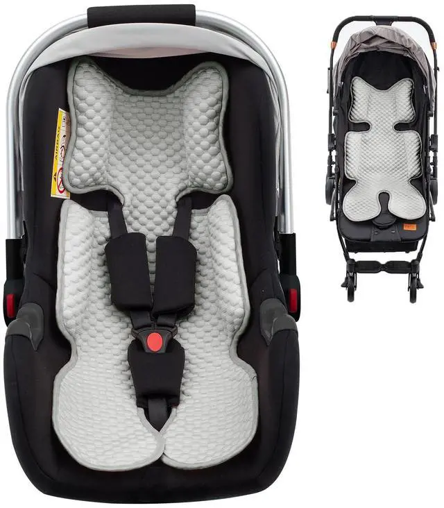 Main image of Car Seat Cooling Pad for Baby, Mink Dot Car Seat Cooler Mat for Girls Boys, Stroller Cooling Pad with 3D Breathable Mesh, Multifunctional Infant Carseat Cooling Insert Liner for Summer