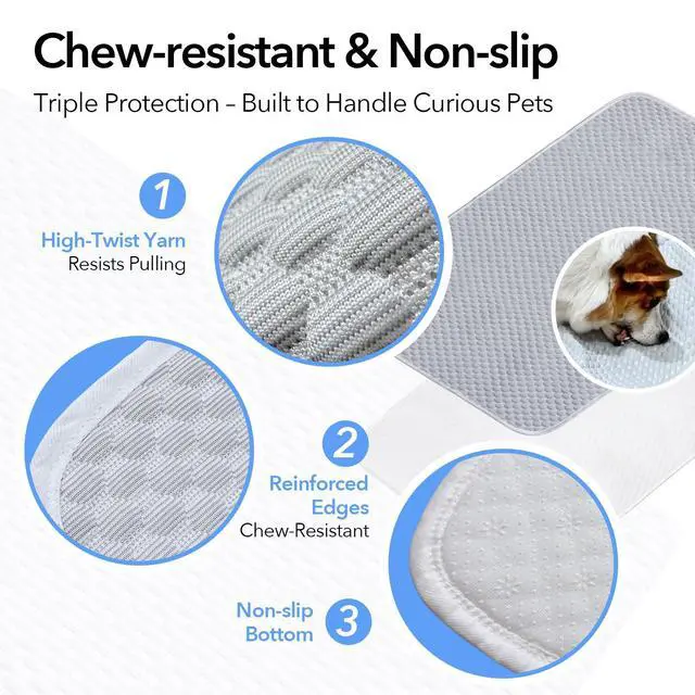 Alt view image 4 of 7 - Dog Cooling Mat 60"x40" Super Large for Giant Dogs, XL