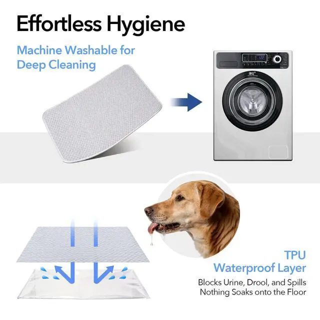 Alt view image 6 of 7 - Dog Cooling Mat 60"x40" Super Large for Giant Dogs, XL