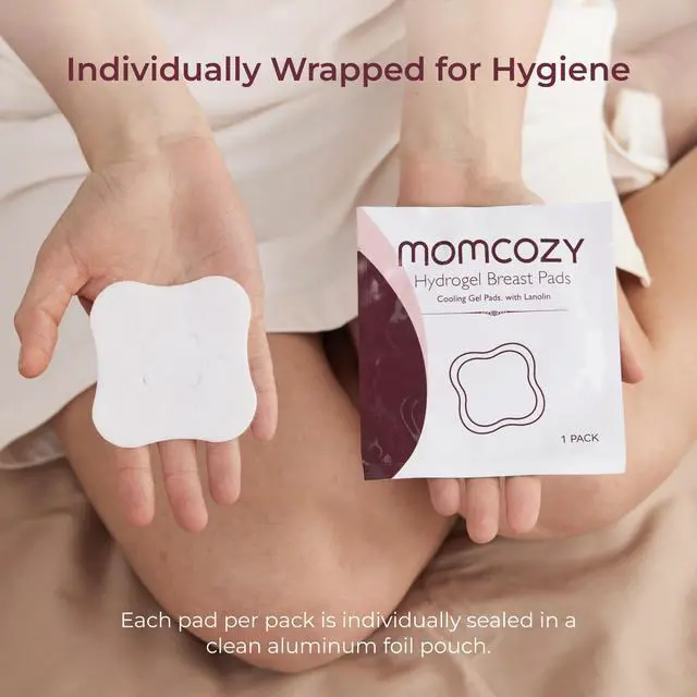 Alt view image 4 of 7 - Hydrogel Nursing Pads,Cooling Relief,Breastfeeding Essentials 6pcs