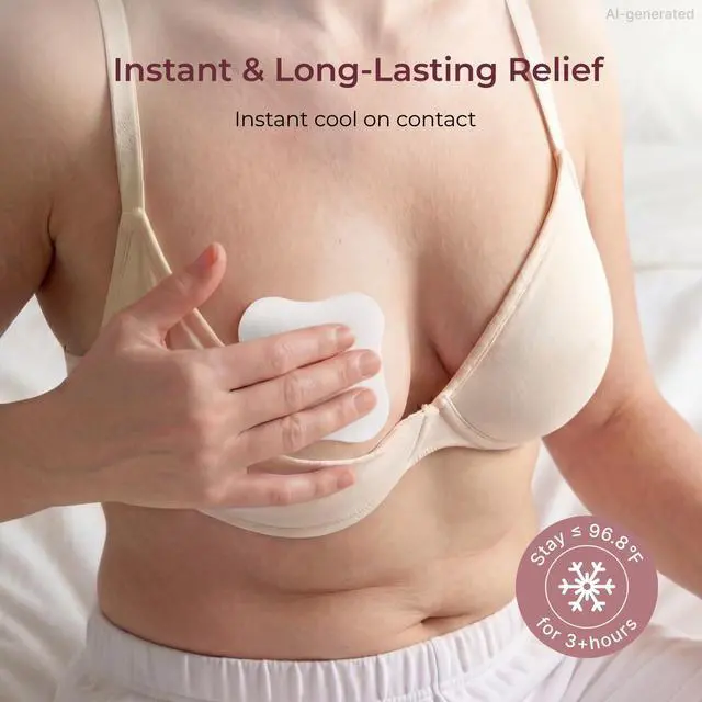 Alt view image 3 of 7 - Hydrogel Nursing Pads,Cooling Relief,Breastfeeding Essentials 6pcs