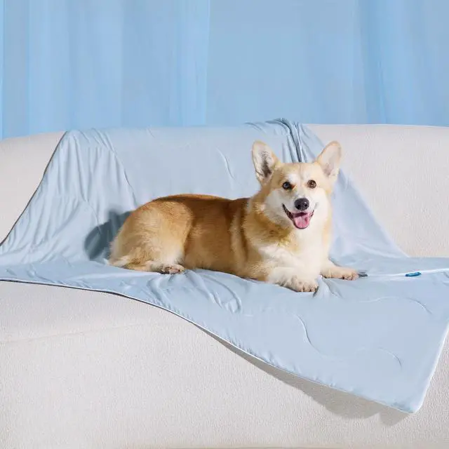Main image of Cooling Blanket for Large Dogs Breathable Throw Q-MAX>0.4,40x50