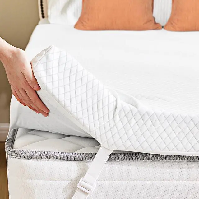Alt view image 6 of 7 - Full Mattress Topper, Memory Foam 3 Inch, Cooling Pad