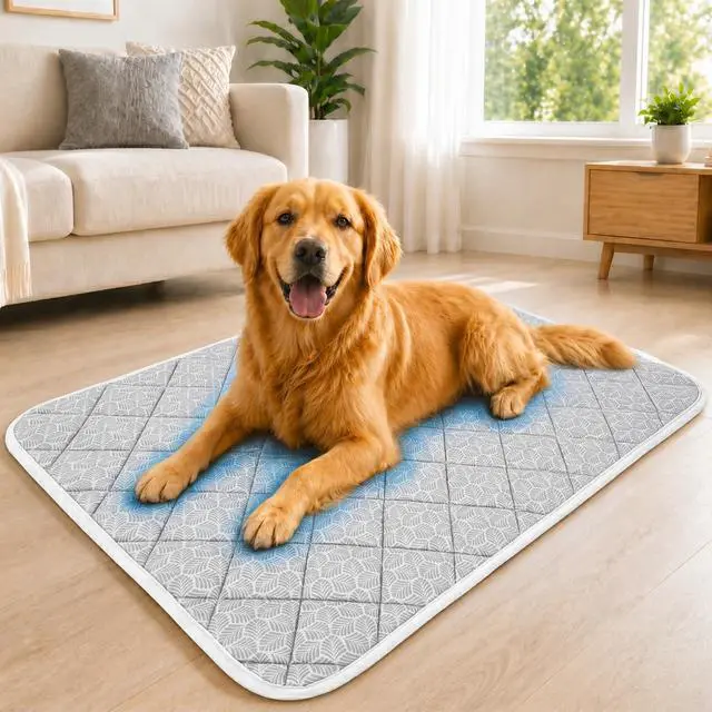 Main image of Cooling Mat for Dogs XL Q-Max>0.5, Color-Changing Pad, 44"x32"