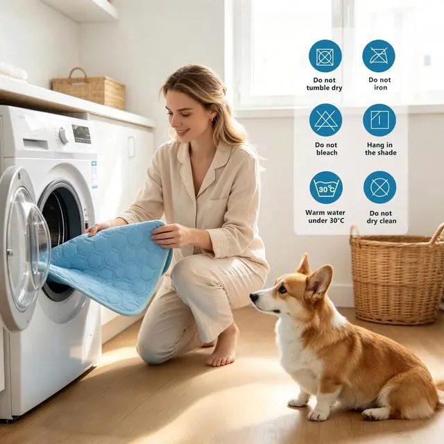 Alt view image 5 of 6 - Arc-Chill Cooling Mat for Dogs & Cats, Anti-Slip Washable Cool Pad