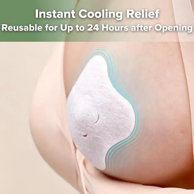 Alt view image 3 of 7 - Hydrogel Nipple Pads with Lanolin, 24 PCS Individually Wrapped