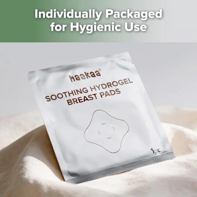 Alt view image 6 of 7 - Hydrogel Nipple Pads with Lanolin, 24 PCS Individually Wrapped