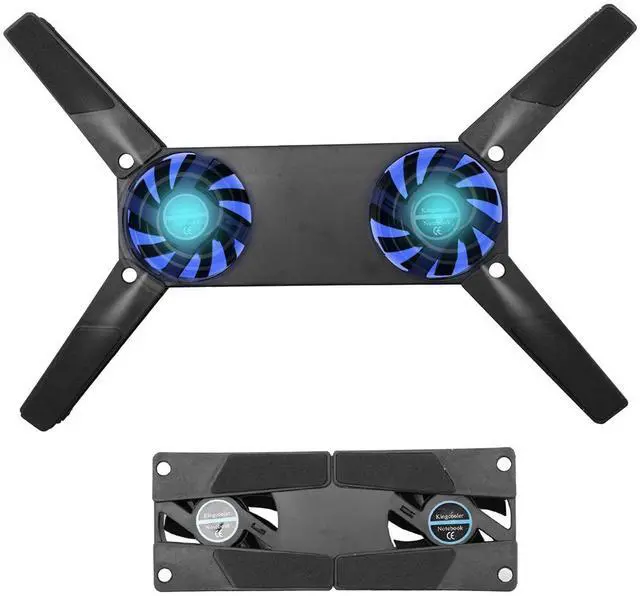 Main image of Laptop Cooling Pad Foldable for 10-15" PC Computer Notebook Laptop 2 Fans Cooler Pad