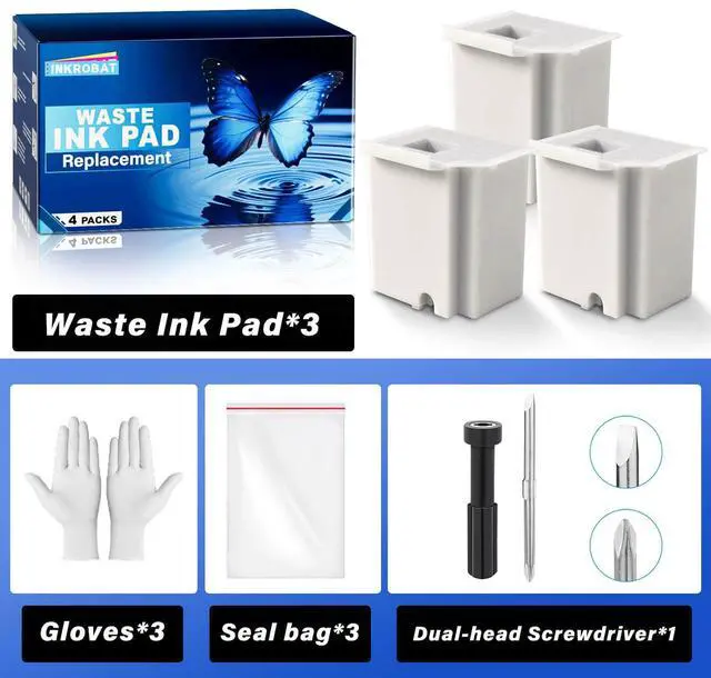 Alt view image 5 of 6 - Waste Ink Pad Replacement with Reset Software for Ecotank ET-2800 ET-4800 ET-2720 ET-2803 ET-2400 ET-4700 2800 4800 2720 2803 ET2800 ET4800 Printer, Maintenance Box with Reset Software (3 Packs)