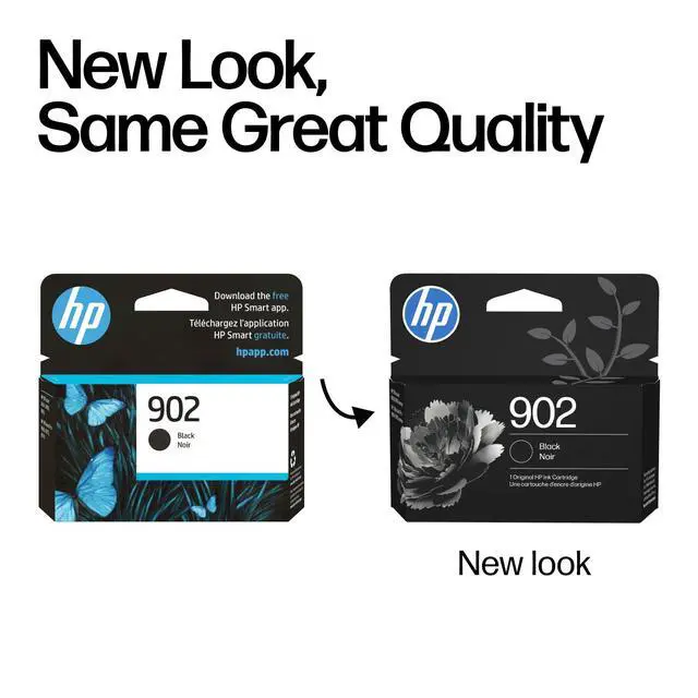 Alt view image 3 of 7 - 902 Black Ink Cartridge | Works with OfficeJet 6950, 6960, Pro 6960, 6970 Series | T6L98AN
