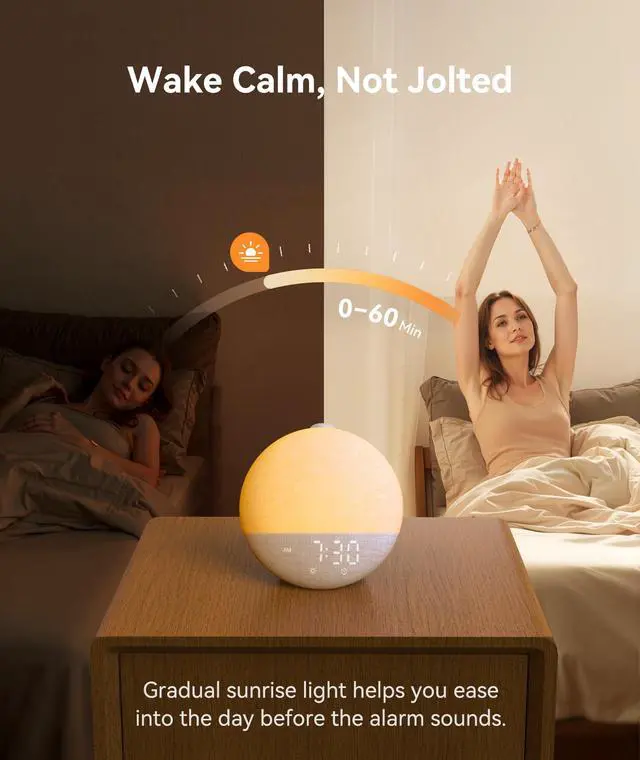 Alt view image 3 of 7 - Sunrise 2 Sunrise Alarm Clock, Sound Machine for Sleep, 29 Sounds