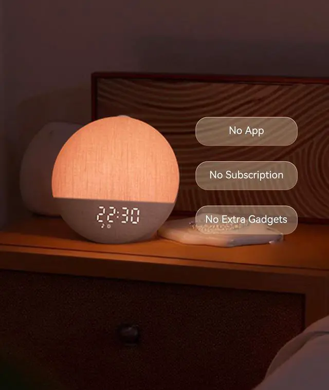 Alt view image 5 of 7 - Sunrise 2 Sunrise Alarm Clock, Sound Machine for Sleep, 29 Sounds