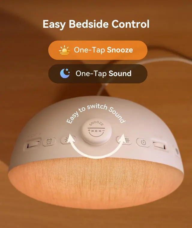 Alt view image 6 of 7 - Sunrise 2 Sunrise Alarm Clock, Sound Machine for Sleep, 29 Sounds