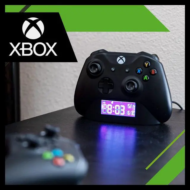 Alt view image 5 of 7 - Xbox Black Controller Alarm Clock, Officially Licensed Merchandise