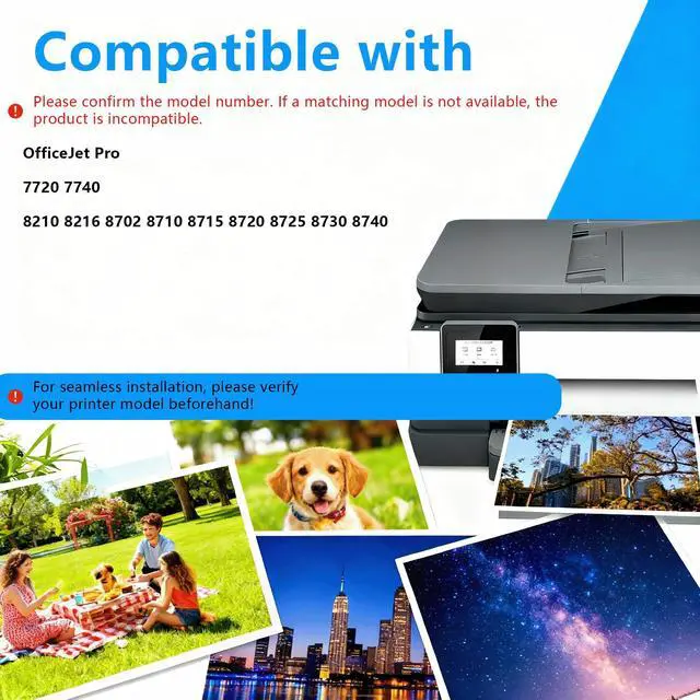 Alt view image 2 of 7 - 952XL 953XL 954XL 955XL High Yield Ink Cartridge Combo Pack for HP