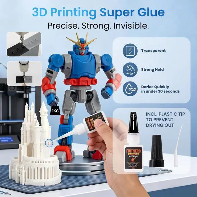 Alt view image 6 of 7 - 141Pcs 3D Printer Accessories with 4-Layer Slotted Case, Precision Workstation, Includes Digital Caliper, Cordless Rotary Tool, PTFE Nozzle Coating for Bambu Lab, Flashforge, Ender 3, Anycubic