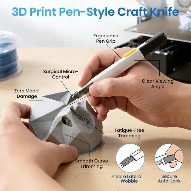 Alt view image 7 of 7 - 141Pcs 3D Printer Accessories with 4-Layer Slotted Case, Precision Workstation, Includes Digital Caliper, Cordless Rotary Tool, PTFE Nozzle Coating for Bambu Lab, Flashforge, Ender 3, Anycubic