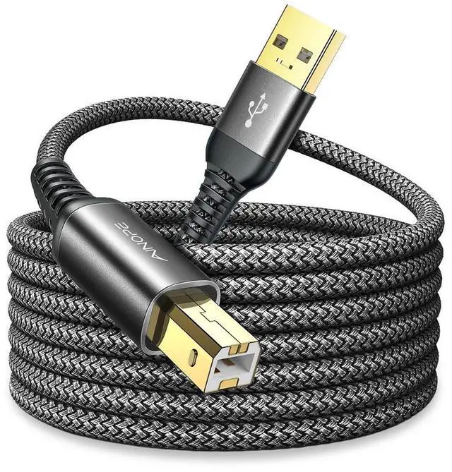 Main image of USB A to USB B Priner Cable 10FT USB 2.0 MIDI USB Cable
