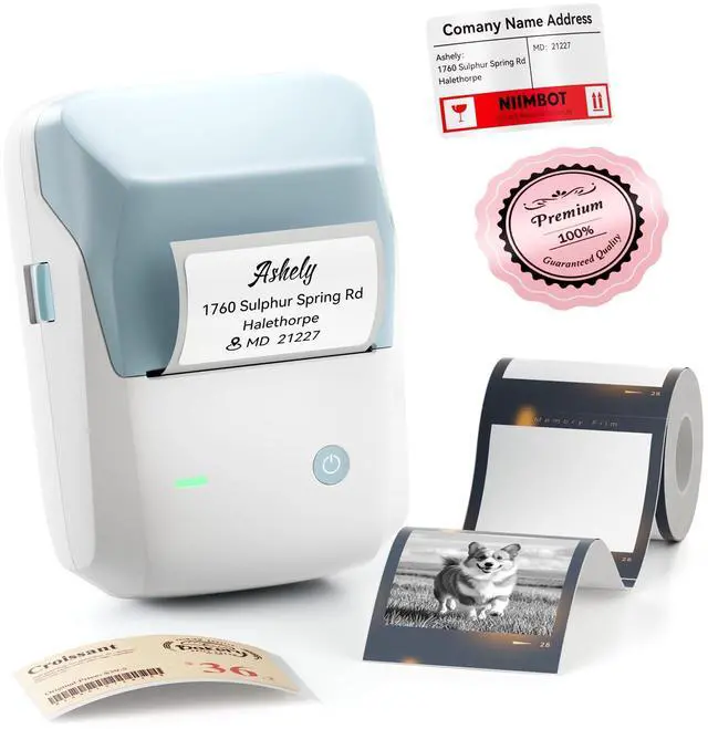 Main image of B1 Pro Label Maker with 1 Label, 300 DPI Thermal Label Printer