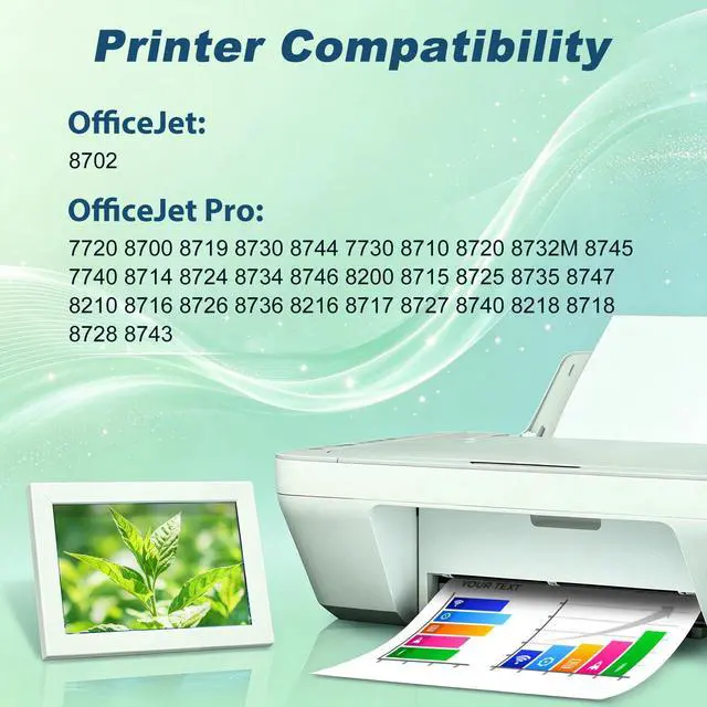 Alt view image 3 of 7 - 952XL Ink Cartridges Combo Pack for HP OfficeJet Pro 8710 7740 M1