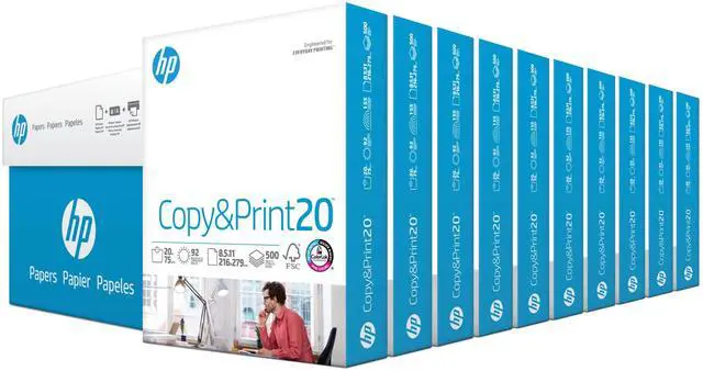 Main image of | 8.5 x 11 Paper | Copy &Print 20 lb | 10 Ream Case - 5,000 Sheets | 92 Bright | FSC Certified | 200060C