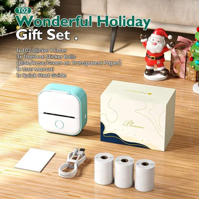 Alt view image 2 of 6 - Sticker Printer, Print Pods T02 with 3 Rolls Transparent Color