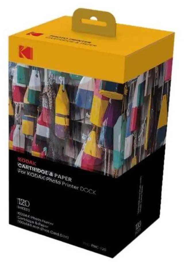 Main image of Dock Plus & Dock Photo Printer Cartridge PHC-120 Cartridge Refill & Photo Paper- 120 Pack