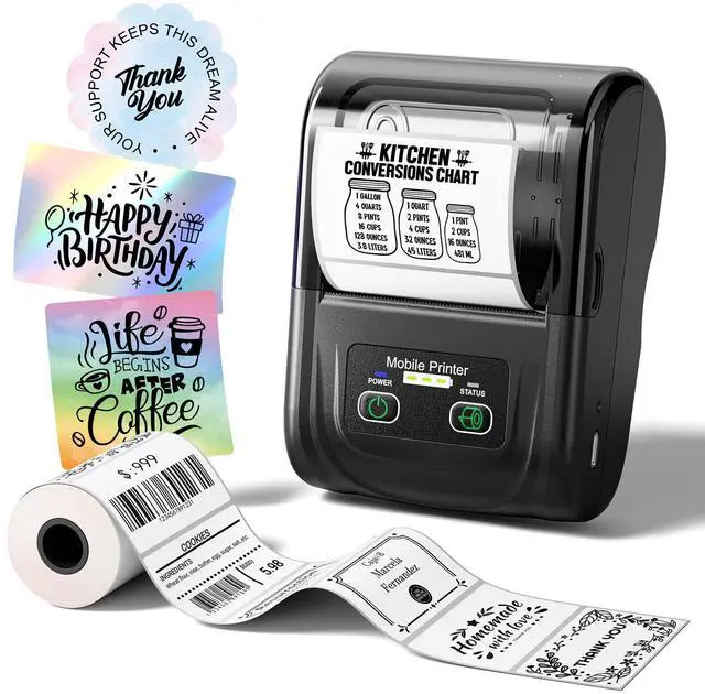 Main image of M128 Label Maker 2 Inch Portable Bluetooth Thermal Label Printer