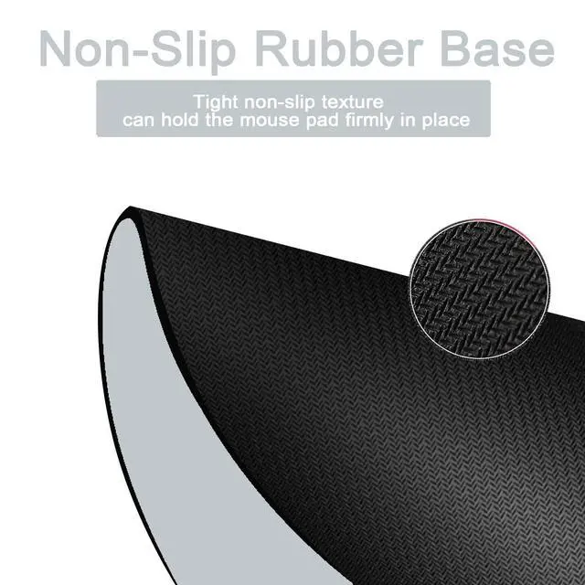 Alt view image 3 of 6 - Small Mouse pad, Portable, Waterproof Non-Slip Rubber Bottom, Suitable for Wireless Mouse, Laptop Keyboard Tray for Both Men and Women, Office Travel Grey 5.5x7.5in