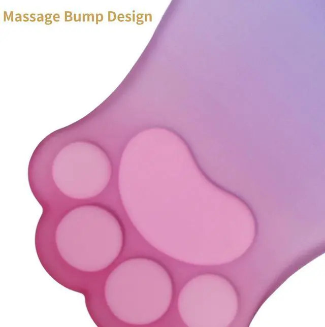 Alt view image 7 of 7 - Ergonomic Mouse Pad with Wrist Rest,Pink Mouse Pad Wrist Support