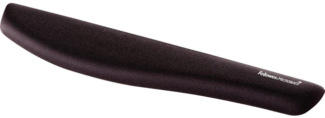 Alt view image 2 of 7 - PlushTouch Foam Keyboard Wrist Rest with MICROBAN - Black (9252101)