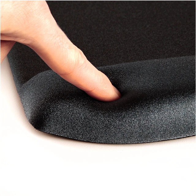 Alt view image 6 of 7 - PlushTouch Foam Keyboard Wrist Rest with MICROBAN - Black (9252101)