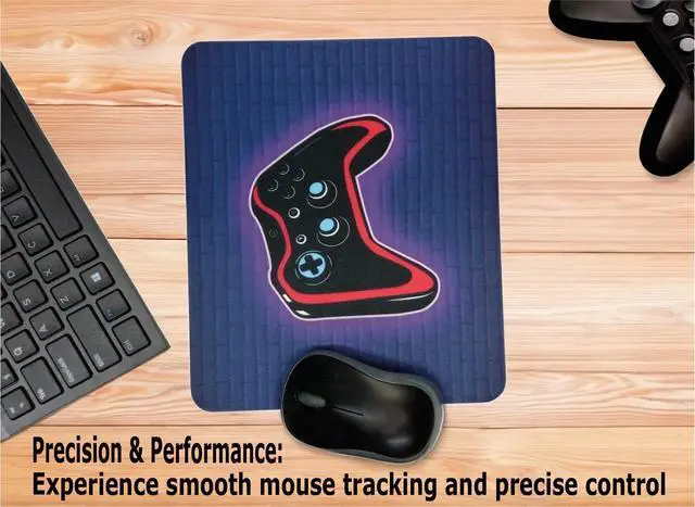Alt view image 6 of 7 - Personalized Mouse Pad - Add Pictures, Text, Logo or Art Design and Make Your Own Customized Mousepad. Each Custom Mouse Mat Comes in a Colorful Gift Bag. Personalized Your Gaming Mousepad (Landscape)